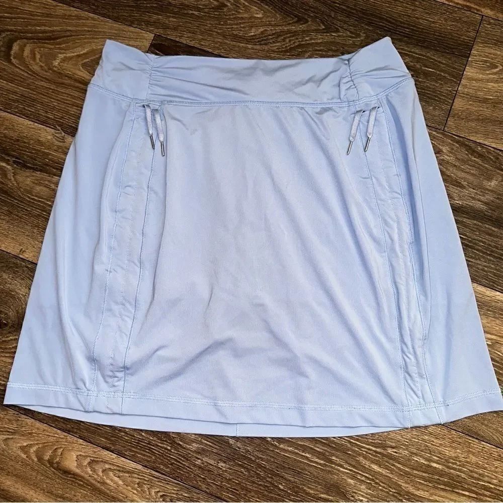 Antigua Skort baby blue Athletic Golf Tennis Womens Large